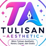 tulisan aesthetic Profile Picture